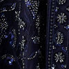 Indigo Blue Art Silk Lehenga with Cutdana Work